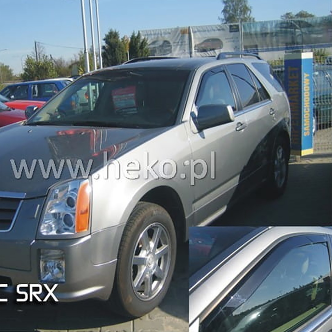Βλησαρούλης Car Center - ΑΝΕΜΟΘΡΑΥΣΤΕΣ ΓΙΑ CADILLAC SRX 5D 2003-2010 ΖΕΥΓΑΡΙ ΑΠΟ ΕΥΚΑΜΠΤΟ ΦΙΜΕ ΠΛΑΣΤΙΚΟ HEKO - 2 ΤΕΜ.