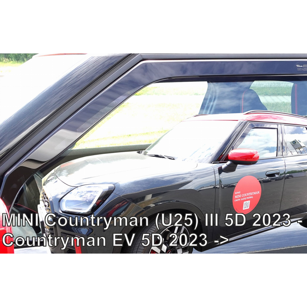 Βλησαρούλης Car Center - ΑΝΕΜΟΘΡΑΥΣΤΕΣ ΓΙΑ MINI COUNTRYMAN U25 5D 2023+ / COUNTRYMAN EV 5D 2023+ - ΖΕΥΓΑΡΙ ΑΥΤΟΚΙΝΗΤΟΥ ΑΠΟ ΕΥΚΑΜΠΤΟ ΦΙΜΕ ΠΛΑΣΤΙΚΟ HEKO - 2 ΤΕΜ.