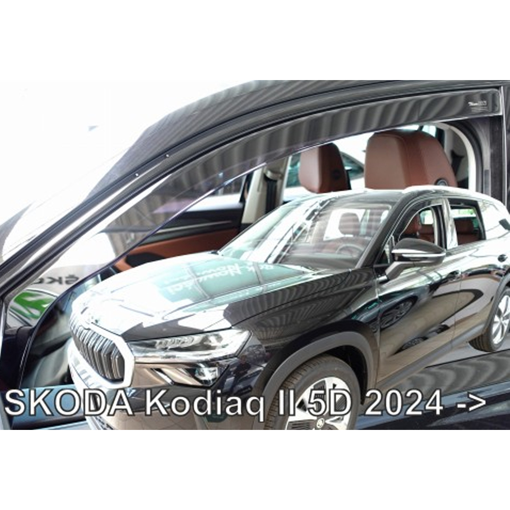 Βλησαρούλης Car Center - ΑΝΕΜΟΘΡΑΥΣΤΕΣ ΓΙΑ SKODA KODIAQ 5D 2024+ ΖΕΥΓΑΡΙ ΑΠΟ ΕΥΚΑΜΠΤΟ ΦΙΜΕ ΠΛΑΣΤΙΚΟ HEKO - 2 ΤΕΜ.
