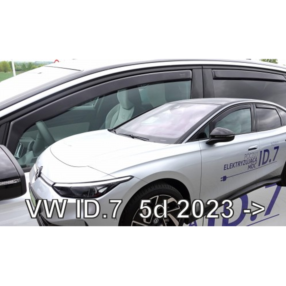 Βλησαρούλης Car Center - ΑΝΕΜΟΘΡΑΥΣΤΕΣ ΓΙΑ VW ID.7 5D 2023+ ΣΕΤ ΑΥΤΟΚΙΝΗΤΟΥ ΑΠΟ ΕΥΚΑΜΠΤΟ ΦΙΜΕ ΠΛΑΣΤΙΚΟ HEKO - 4 ΤΕΜ.