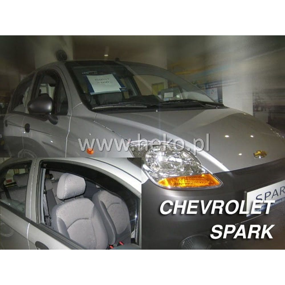 Βλησαρούλης Car Center - ΑΝΕΜΟΘΡΑΥΣΤΕΣ ΓΙΑ CHEVROLET MATIZ - SPARK M200 5D 2005-2010 HTB ΖΕΥΓΑΡΙ ΑΠΟ ΕΥΚΑΜΠΤΟ ΦΙΜΕ ΠΛΑΣΤΙΚΟ HEKO - 2 ΤΕΜ.