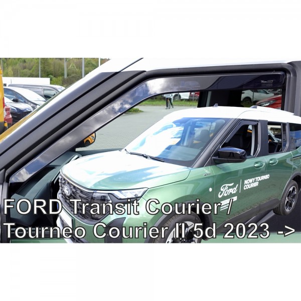 Βλησαρούλης Car Center - ΑΝΕΜΟΘΡΑΥΣΤΕΣ ΓΙΑ FORD TRANSIT COURIER / TOURNEO COURIER 5D 2023+ ΣΕΤ ΑΥΤΟΚΙΝΗΤΟΥ ΑΠΟ ΕΥΚΑΜΠΤΟ ΦΙΜΕ ΠΛΑΣΤΙΚΟ HEKO - 4 ΤΕΜ