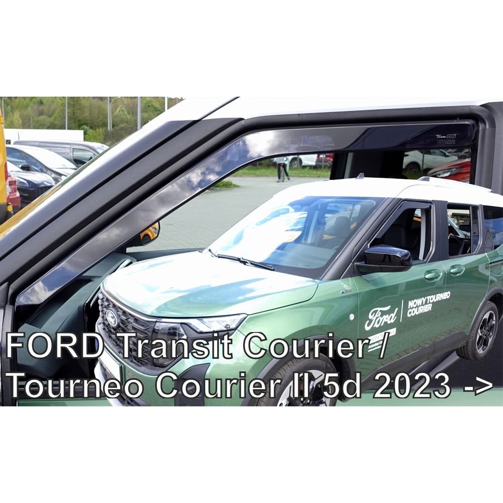 Βλησαρούλης Car Center - ΑΝΕΜΟΘΡΑΥΣΤΕΣ ΓΙΑ FORD TRANSIT COURIER / TOURNEO COURIER 5D 2023+ ΖΕΥΓΑΡΙ ΑΠΟ ΕΥΚΑΜΠΤΟ ΦΙΜΕ ΠΛΑΣΤΙΚΟ HEKO - 2 ΤΕΜ.