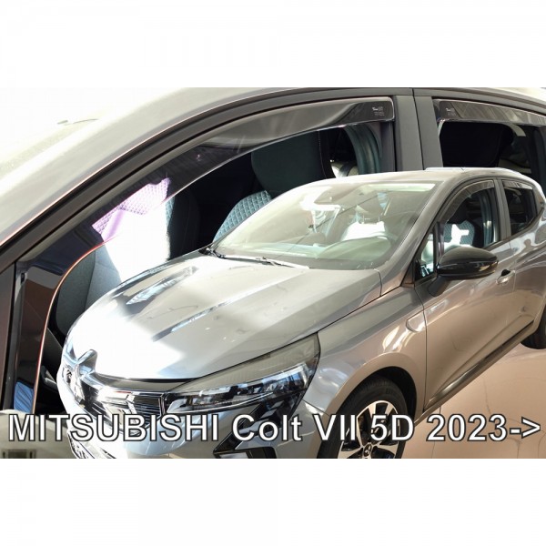 Βλησαρούλης Car Center - ΑΝΕΜΟΘΡΑΥΣΤΕΣ ΓΙΑ MITSUBISHI COLT 5D 2023+ ΣΕΤ ΑΥΤΟΚΙΝΗΤΟΥ ΑΠΟ ΕΥΚΑΜΠΤΟ ΦΙΜΕ ΠΛΑΣΤΙΚΟ HEKO - 2 ΤΕΜ