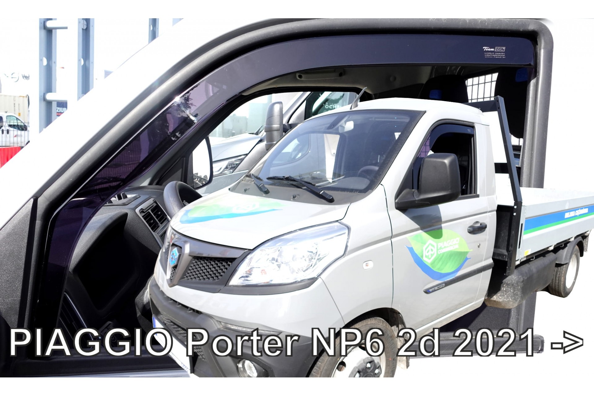 Βλησαρούλης Car Center - ΑΝΕΜΟΘΡΑΥΣΤΕΣ ΓΙΑ PIAGGIO PORTER NP6 2D 2021+ ΖΕΥΓΑΡΙ ΑΠΟ ΕΥΚΑΜΠΤΟ ΦΙΜΕ ΠΛΑΣΤΙΚΟ HEKO - 2 ΤΕΜ