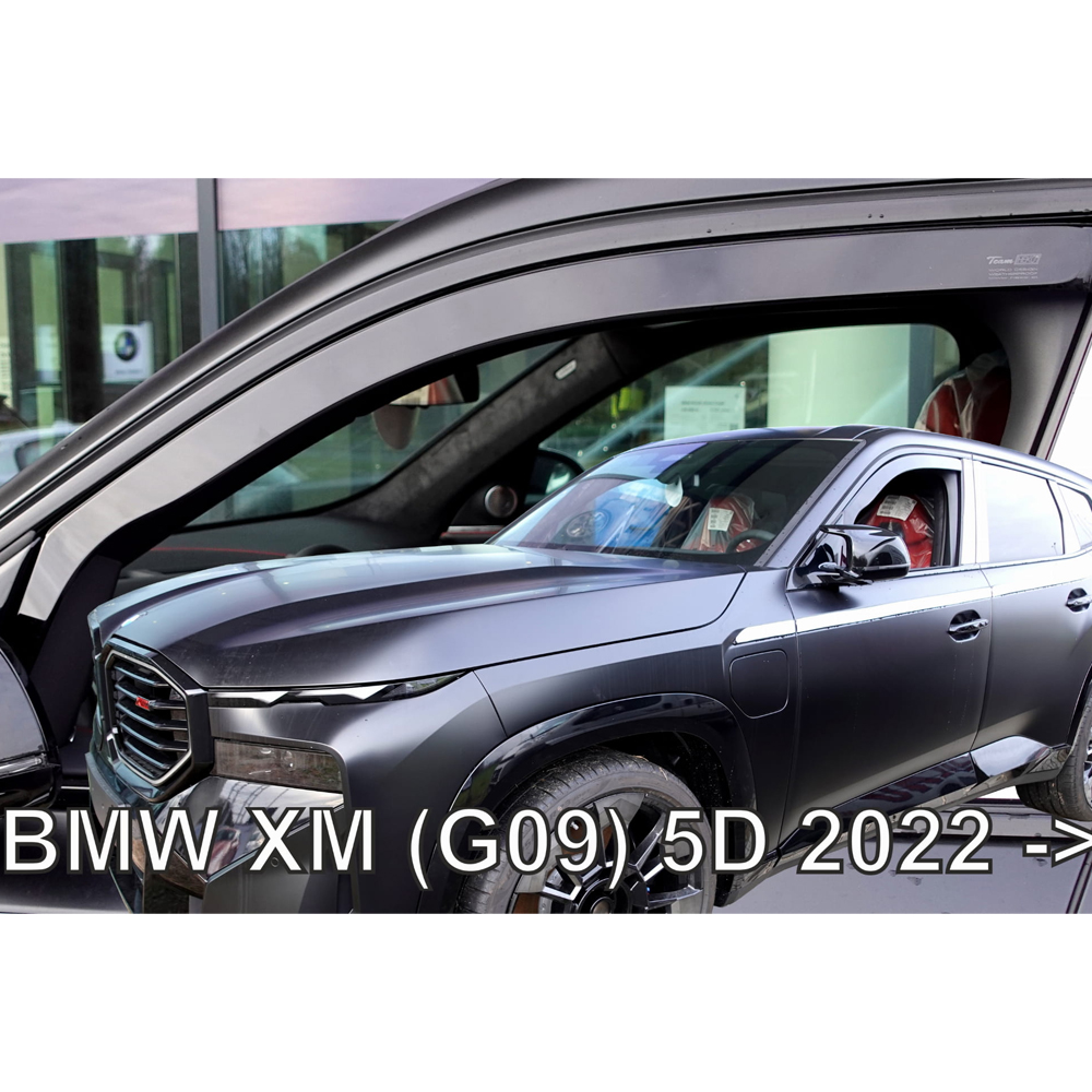 Βλησαρούλης Car Center - ΑΝΕΜΟΘΡΑΥΣΤΕΣ ΓΙΑ BMW XM G09 5D 2022+ ΖΕΥΓΑΡΙ ΑΠΟ ΕΥΚΑΜΠΤΟ ΦΙΜΕ ΠΛΑΣΤΙΚΟ HEKO - 2 ΤΕΜ.