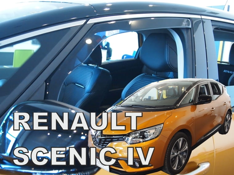 Βλησαρούλης Car Center - ΑΝΕΜΟΘΡΑΥΣΤΕΣ ΓΙΑ RENAULT SCENIC 5D 2017+ / GRAND SCENIC 5D 2017+  ΖΕΥΓΑΡΙ ΑΠΟ ΕΥΚΑΜΠΤΟ ΦΙΜΕ ΠΛΑΣΤΙΚΟ HEKO - 2 ΤΕΜ.