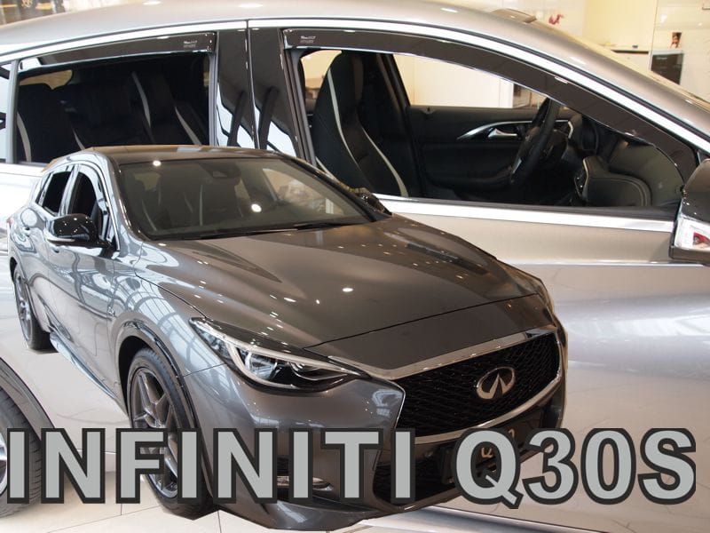 Βλησαρούλης Car Center - ΑΝΕΜΟΘΡΑΥΣΤΕΣ ΓΙΑ INFINITY Q30S 5D 2015-2019 ΣΕΤ ΑΥΤΟΚΙΝΗΤΟΥ ΑΠΟ ΕΥΚΑΜΠΤΟ ΦΙΜΕ ΠΛΑΣΤΙΚΟ HEKO - 4 ΤΕΜ.