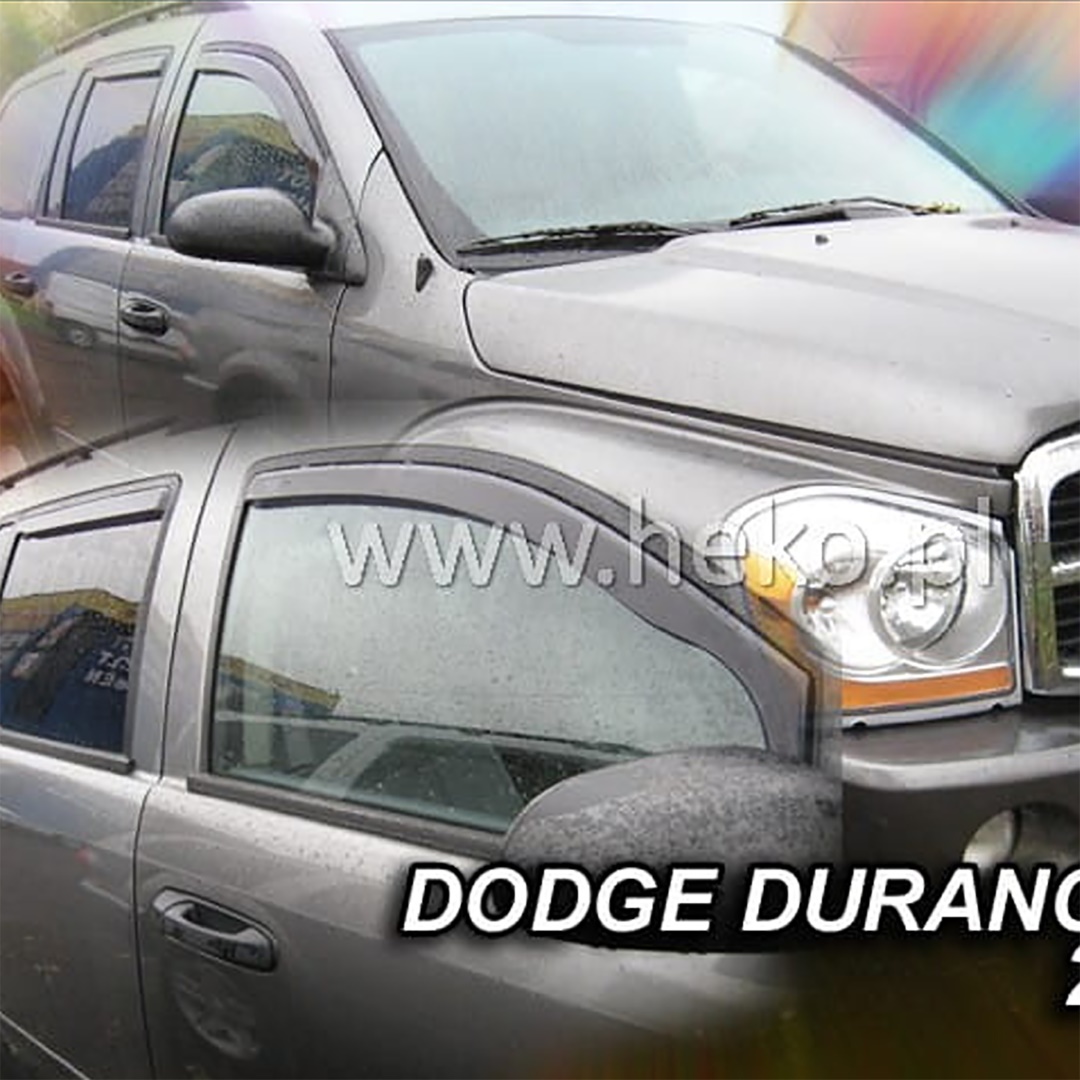 Βλησαρούλης Car Center - ΑΝΕΜΟΘΡΑΥΣΤΕΣ ΓΙΑ DODGE DURANGO 5D 2004-2010 ΖΕΥΓΑΡΙ ΑΠΟ ΕΥΚΑΜΠΤΟ ΦΙΜΕ ΠΛΑΣΤΙΚΟ HEKO - 2 ΤΕΜ.