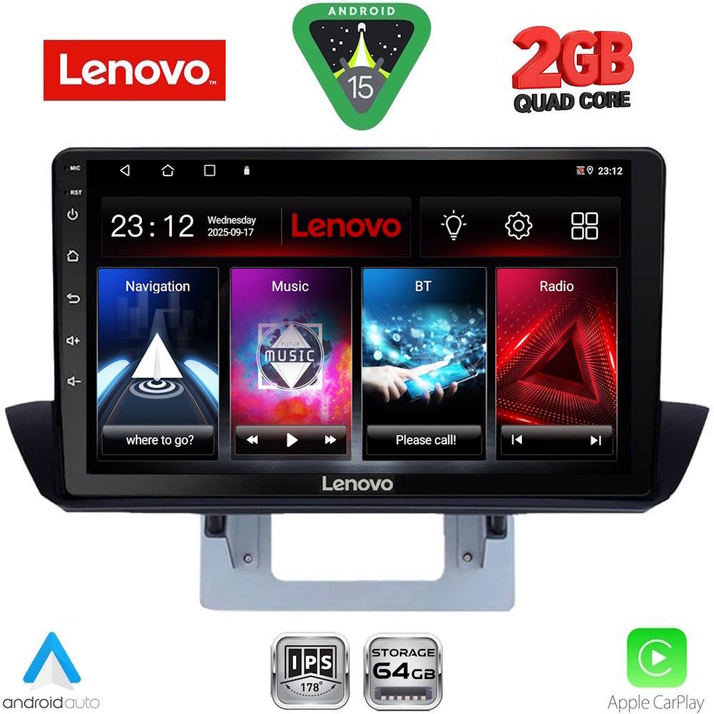 Βλησαρούλης Car Center - LENOVO LVD 2364_CPA DASH (9inc) MULTIMEDIA TABLET for MAZDA BT50 mod. 2012-2019