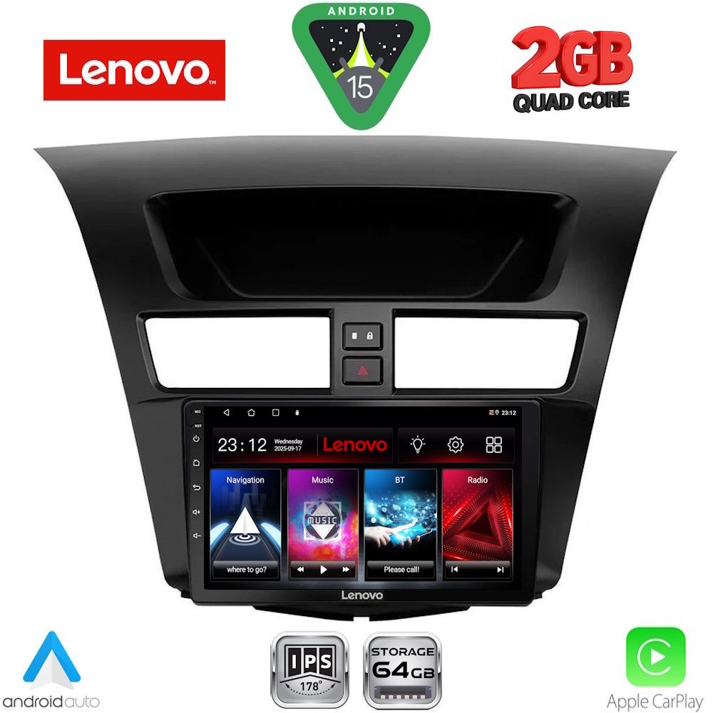 Βλησαρούλης Car Center - LENOVO LVD 2364_CPA (9inc) MULTIMEDIA TABLET for MAZDA BT50 mod. 2012-2019