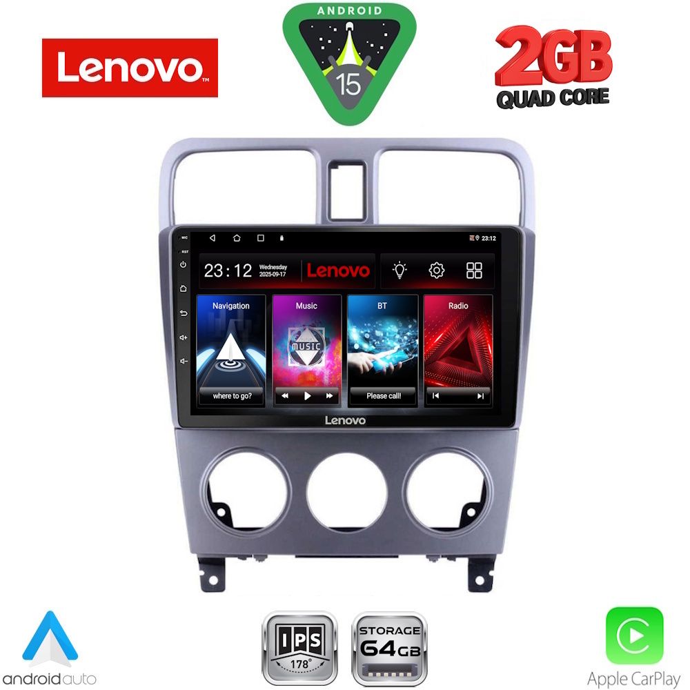 Βλησαρούλης Car Center - LENOVO LVD 2661_CPA (9inc) MULTIMEDIA TABLET for SUBARU FORESTER  mod. 2002-2008
