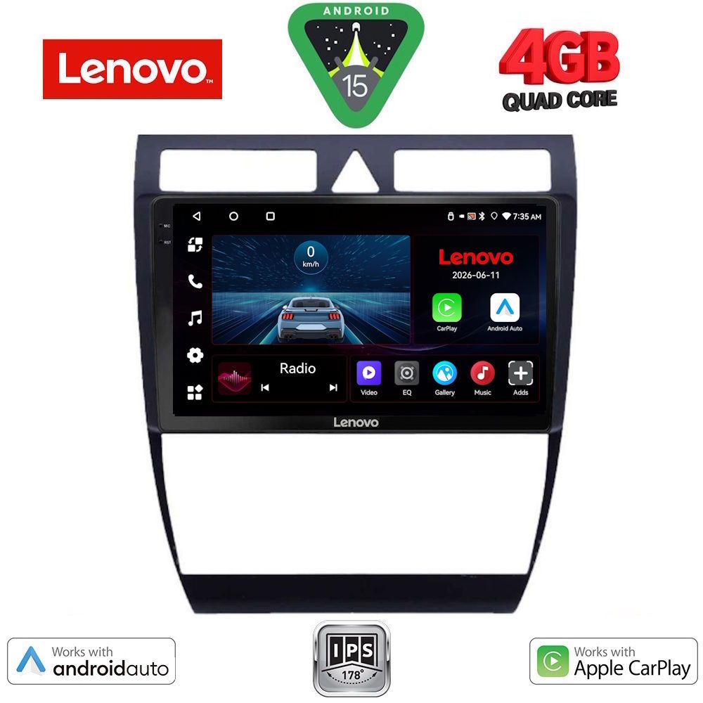 Βλησαρούλης Car Center - LENOVO LVE 8006_CPAA (9inc) MULTIMEDIA TABLET for AUDI A6 mod. 1998-2005