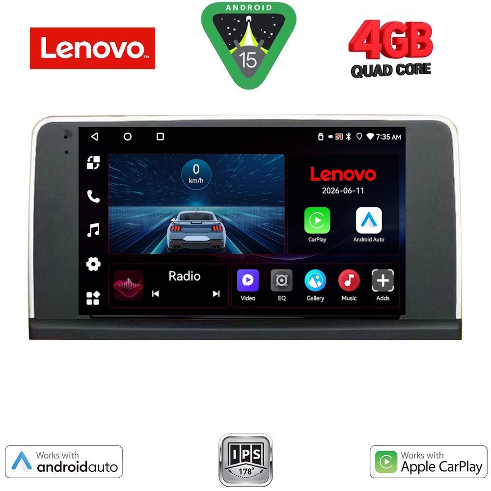 Βλησαρούλης Car Center - LENOVO LVE 8059_CPAA (CIC) (9inc) MULTIMEDIA TABLET for BMW X3 (F25) mod. 2011-2013