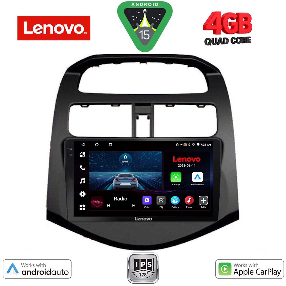 Βλησαρούλης Car Center - LENOVO LVE 8078_CPAA (9inc) MULTIMEDIA TABLET for CHEVROLET SPARK mod. 2009-2015