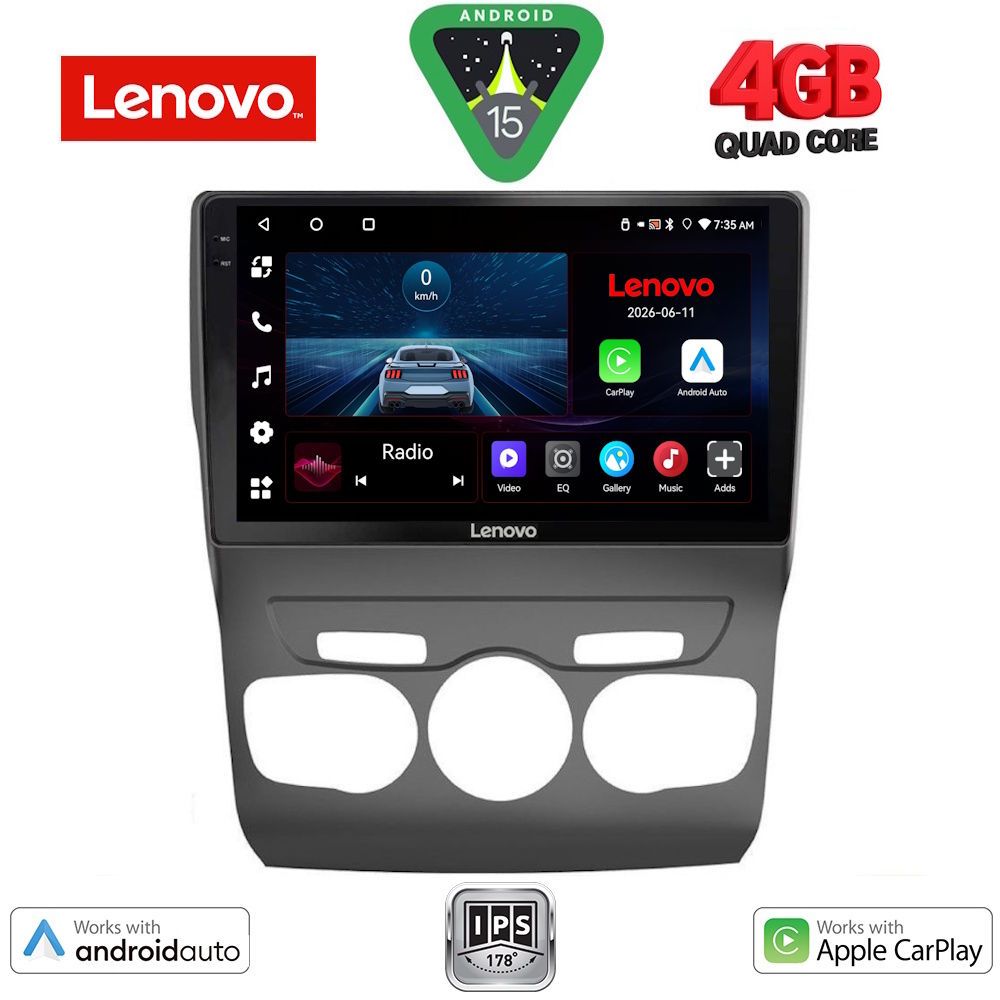 Βλησαρούλης Car Center - LENOVO LVE 8085_CPAA (10inc) MULTIMEDIA TABLET for CITROEN C4 -DS4 mod. 2011-2018