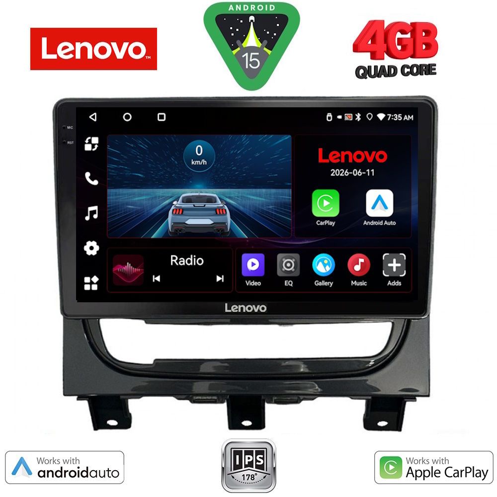 Βλησαρούλης Car Center - LENOVO LVE 8146_CPAA (9inc) MULTIMEDIA TABLET for FIAT STRADA mod. 2012-2020