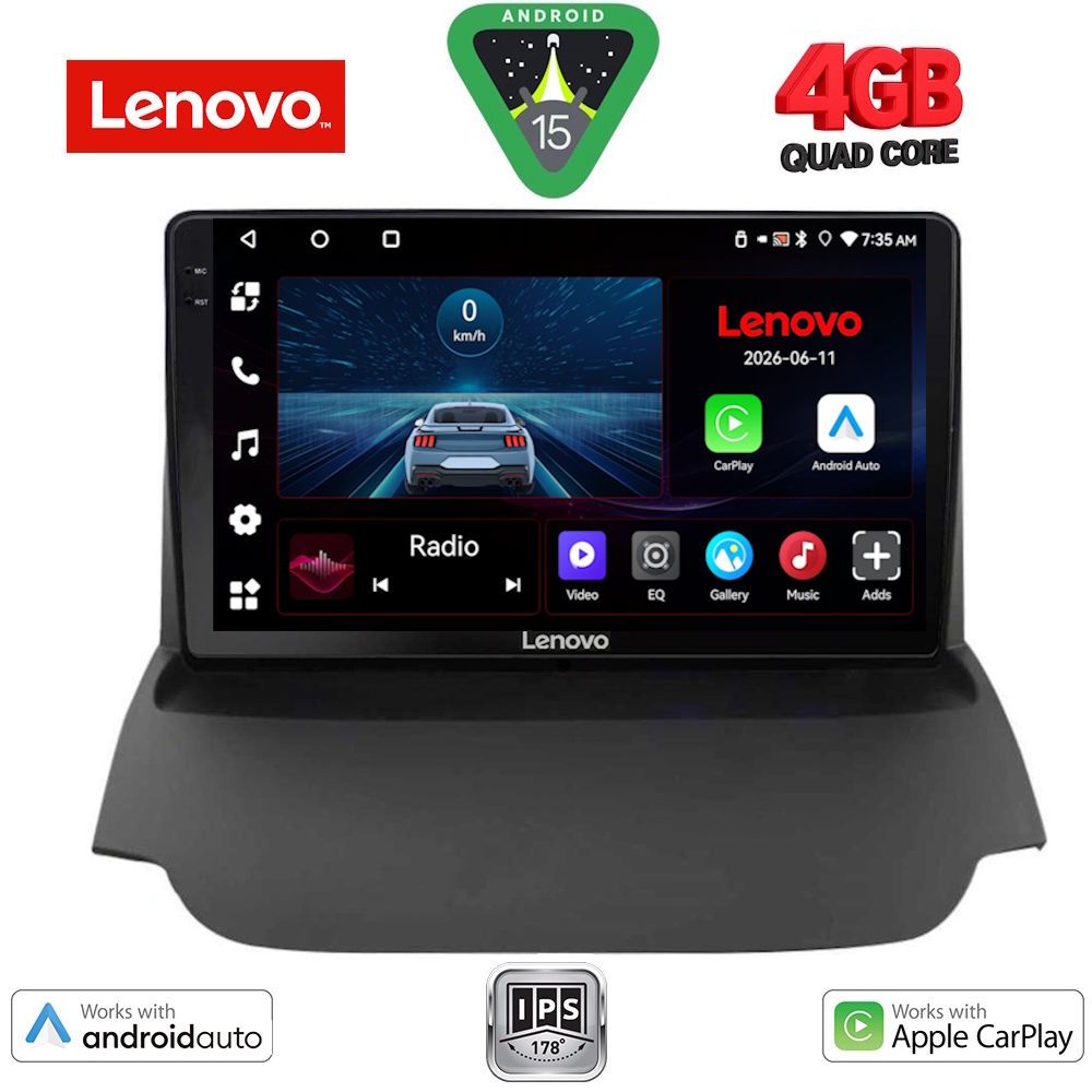 Βλησαρούλης Car Center - LENOVO LVE 8150_CPAA (9inc) MULTIMEDIA TABLET for FORD ECOSPORT  mod. 2012-2018