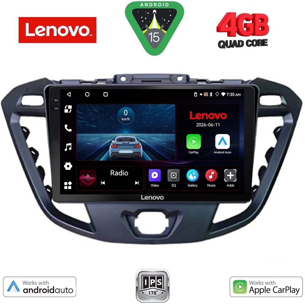 Βλησαρούλης Car Center - LENOVO LVE 8187_CPAA (9inc) MULTIMEDIA TABLET for HONDA CIVIC 4D mod. 2001-2006