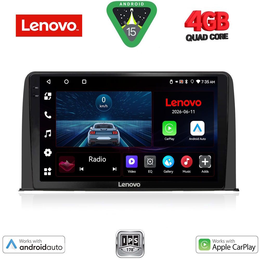 Βλησαρούλης Car Center - LENOVO LVE 8199_CPAA (10inc) MULTIMEDIA TABLET for HONDA CRV mod. 2017-2023