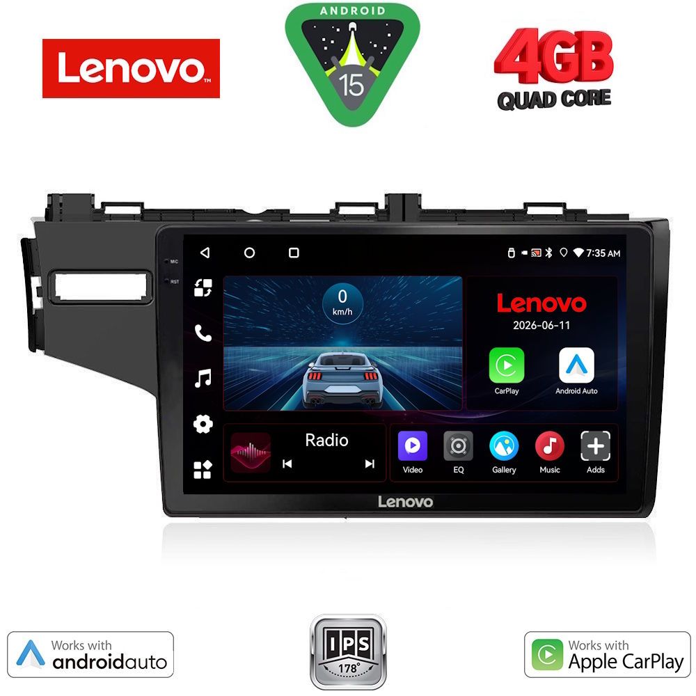 Βλησαρούλης Car Center - LENOVO LVE 8212_CPAA (10inc) MULTIMEDIA TABLET for HONDA JAZZ mod. 2013-2019