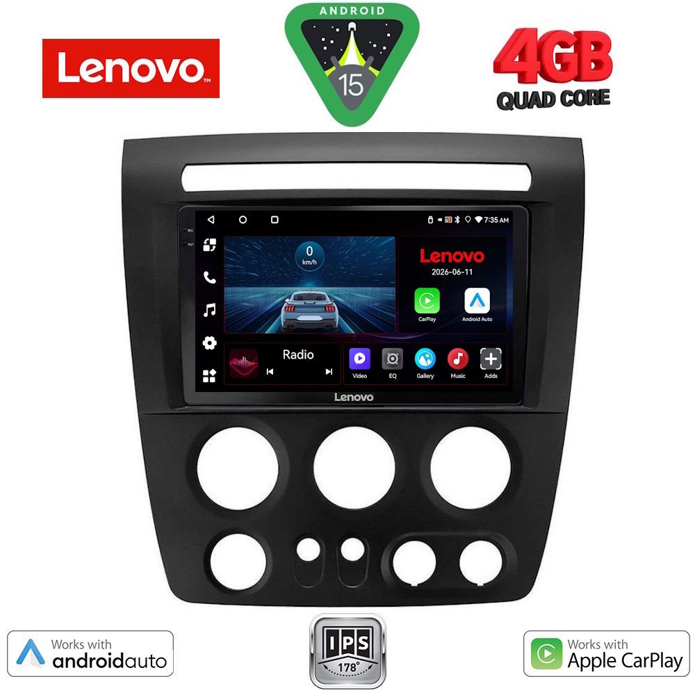 Βλησαρούλης Car Center - LENOVO LVE 8218_CPAA (9inc) MULTIMEDIA TABLET for HUMMER H3 mod. 2005-2009