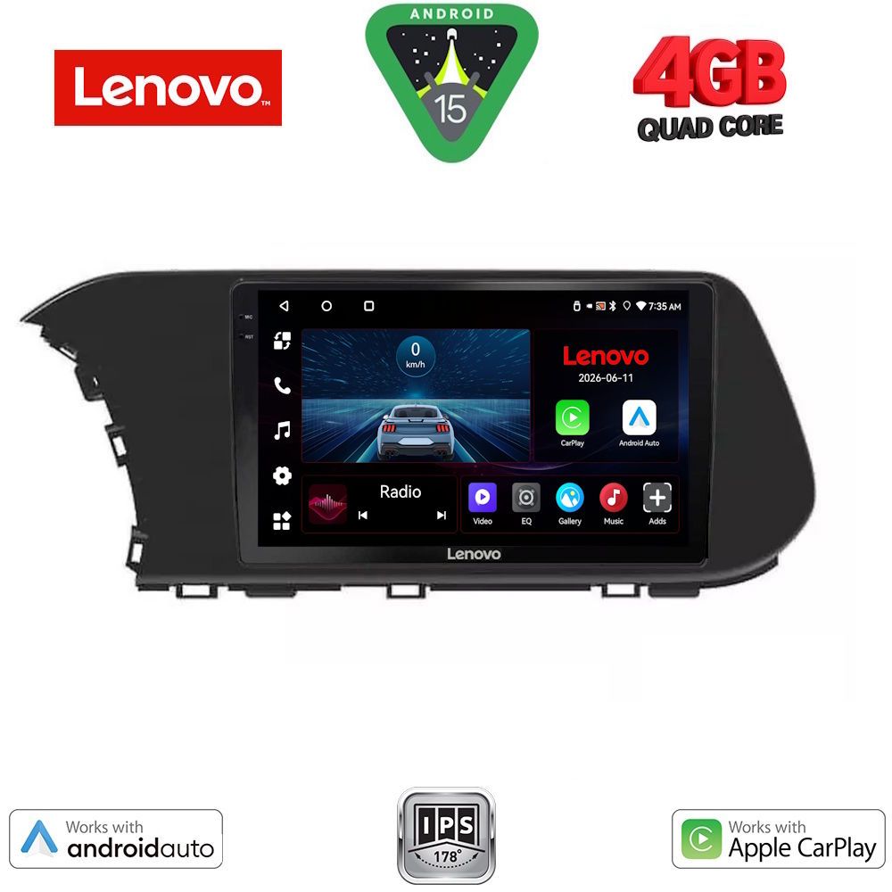 Βλησαρούλης Car Center - LENOVO LVE 8220_CPAA (10inc) MULTIMEDIA TABLET for HYUNDAI i20 - BAYON mod. 2021-2026