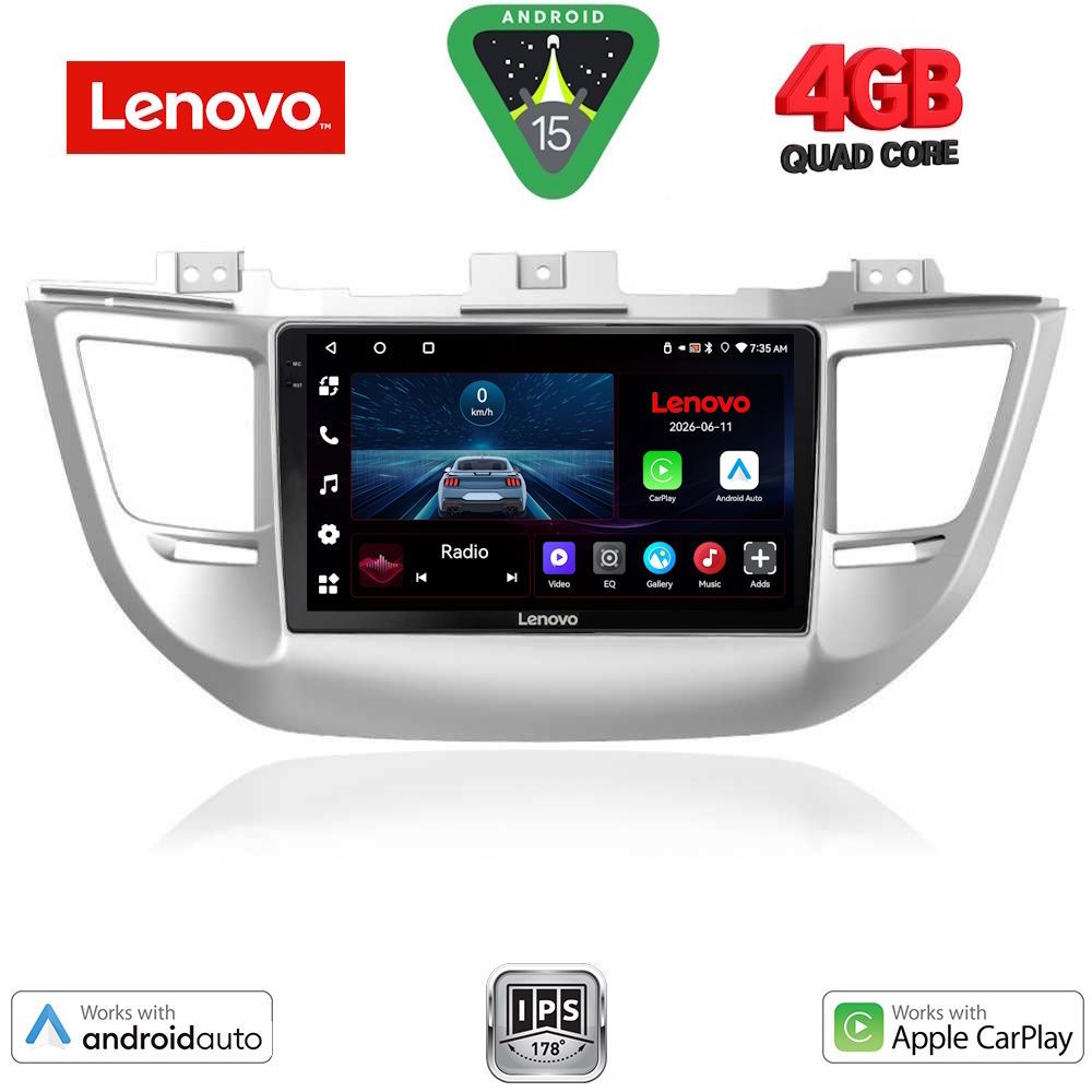Βλησαρούλης Car Center - LENOVO LVE 8243_CPAA (9inc) MULTIMEDIA TABLET for HYUNDAI TUCSON  mod. 2015-2019