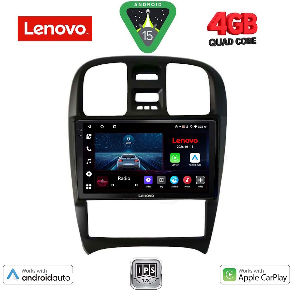 Βλησαρούλης Car Center - LENOVO LVE 8247_CPAA (9inc) MULTIMEDIA TABLET for HYUNDAI SONATA mod. 2000-2006