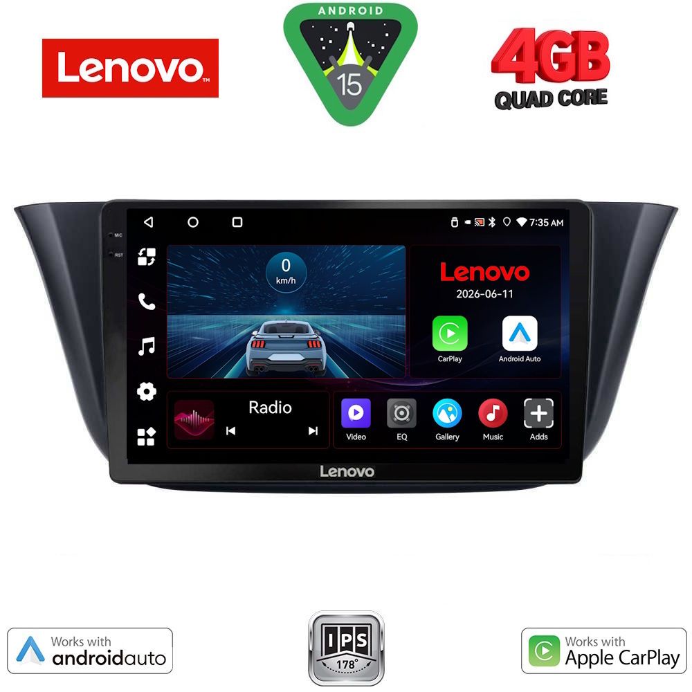 Βλησαρούλης Car Center - LENOVO LVE 8265_CPAA (9inc) MULTIMEDIA TABLET for IVECO DAILY mod. 2014-2024
