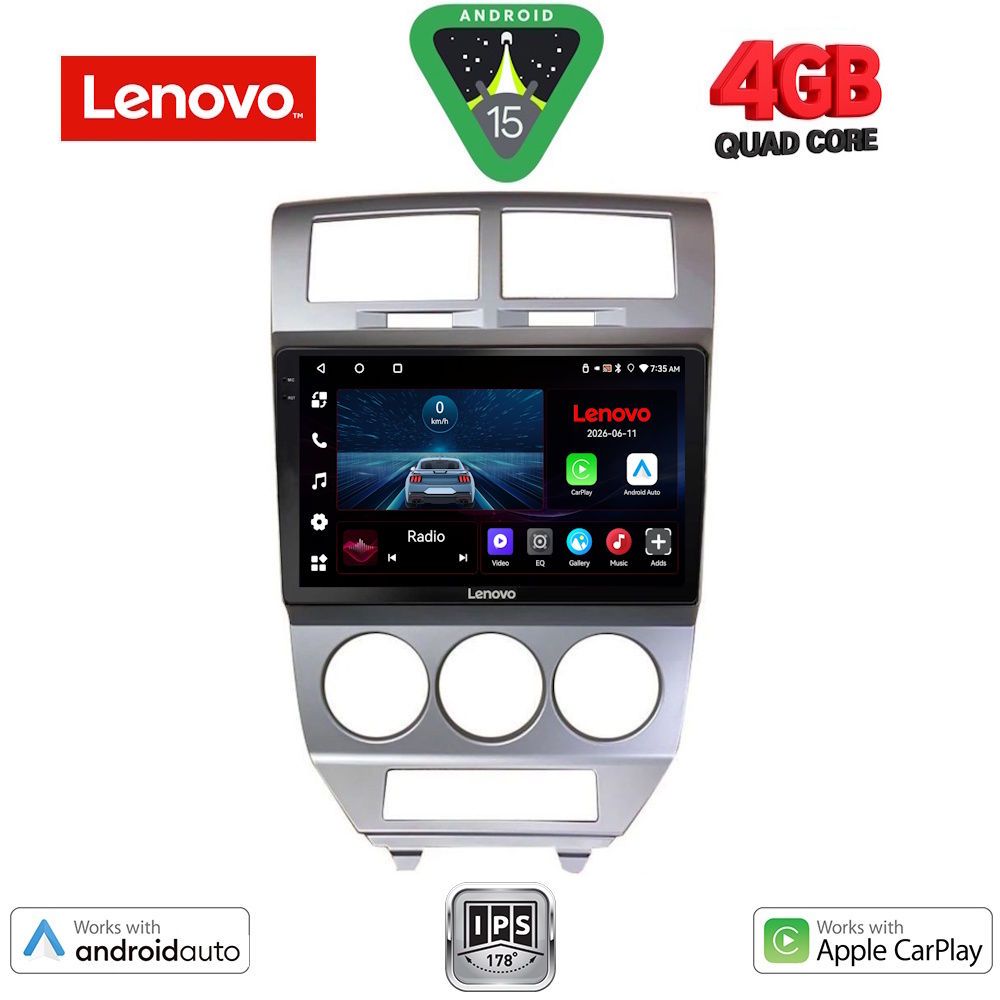 Βλησαρούλης Car Center - LENOVO LVE 8275_CPAA (10inc) MULTIMEDIA TABLET for DODGE CALIBER mod. 2006-2012