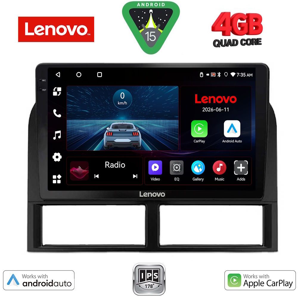 Βλησαρούλης Car Center - LENOVO LVE 8280_CPAA (9inc) MULTIMEDIA TABLET for JEEP GRAND CHEROKEE mod. 1999-2004