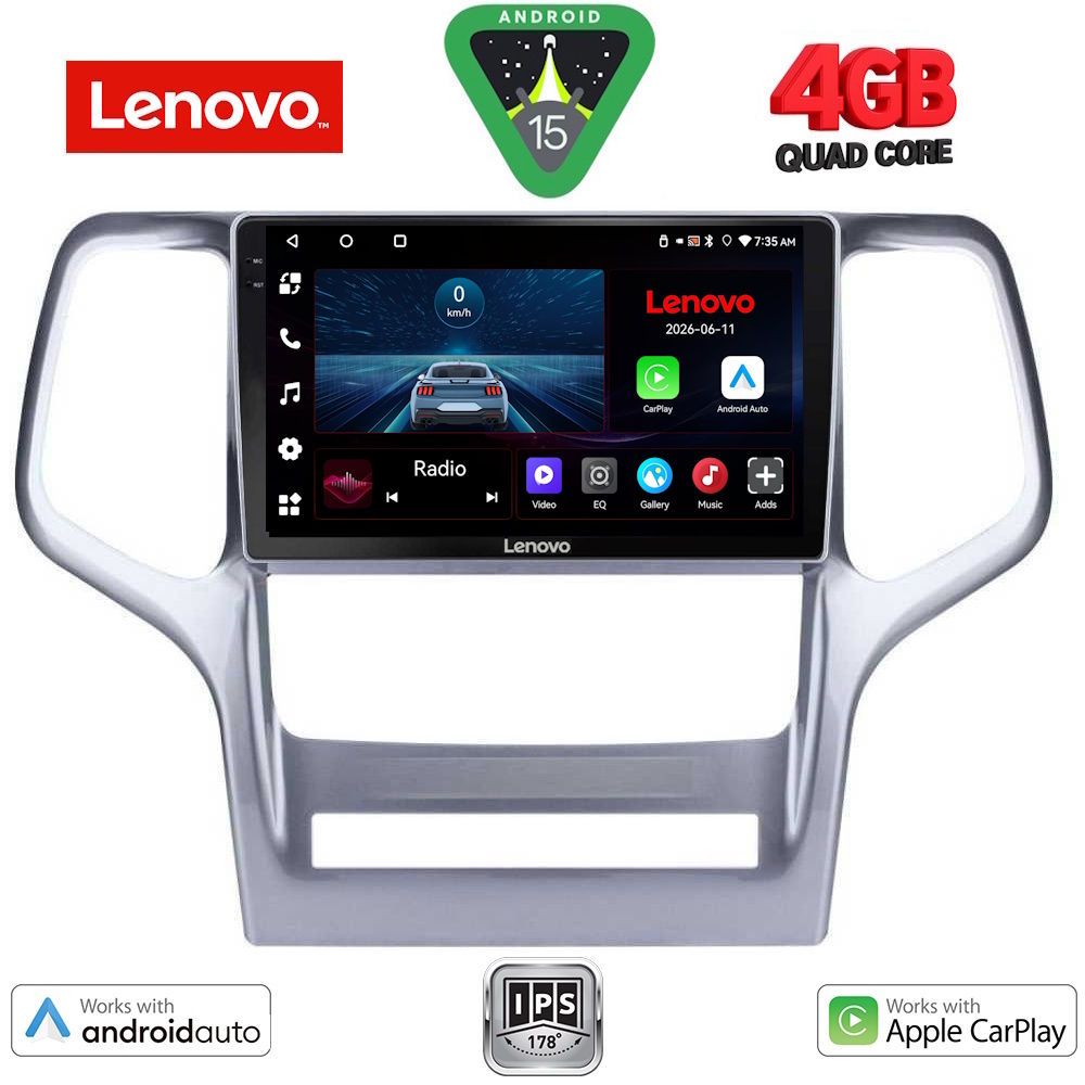 Βλησαρούλης Car Center - LENOVO LVE 8282_CPAA (9inc) MULTIMEDIA TABLET for JEEP GRAND CHEROKEE mod. 2011-2014
