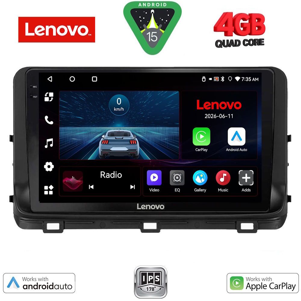 Βλησαρούλης Car Center - LENOVO LVE 8303_CPAA (10inc) MULTIMEDIA TABLET for KIA CEED - XCEED mod. 2018-2022