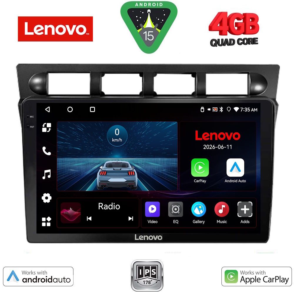 Βλησαρούλης Car Center - LENOVO LVE 8306_CPAA (9inc) MULTIMEDIA TABLET for KIA PICANTO mod. 2004-2008