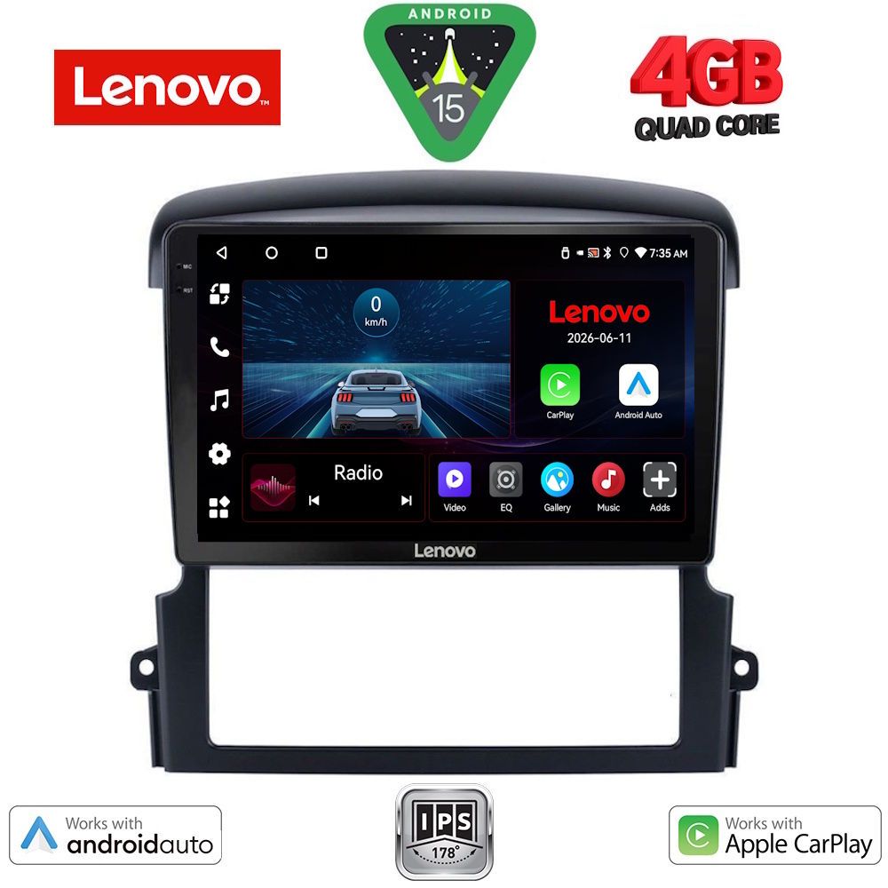 Βλησαρούλης Car Center - LENOVO LVE 8317_CPAA (9inc) MULTIMEDIA TABLET for KIA SORENTO mod. 2006-2009