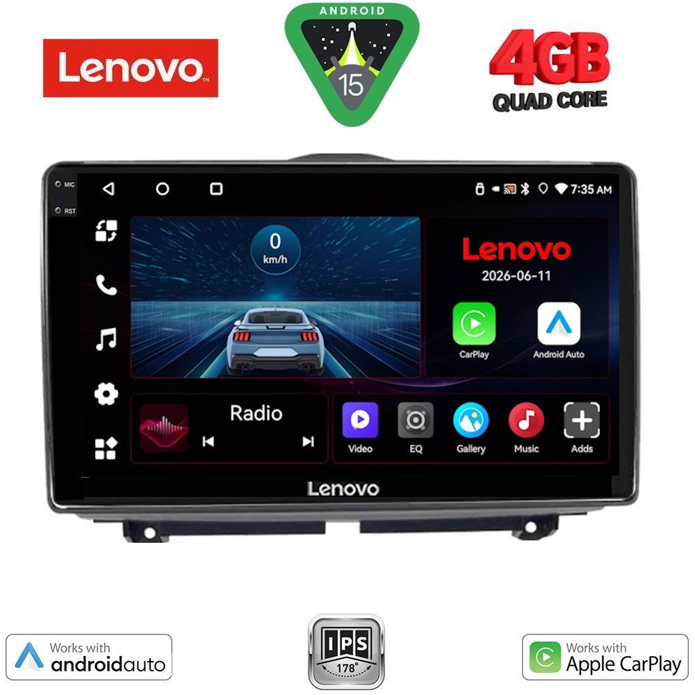Βλησαρούλης Car Center - LENOVO LVE 8338_CPAA (9inc) MULTIMEDIA TABLET for LADA GRANTA mod. 2012-2026