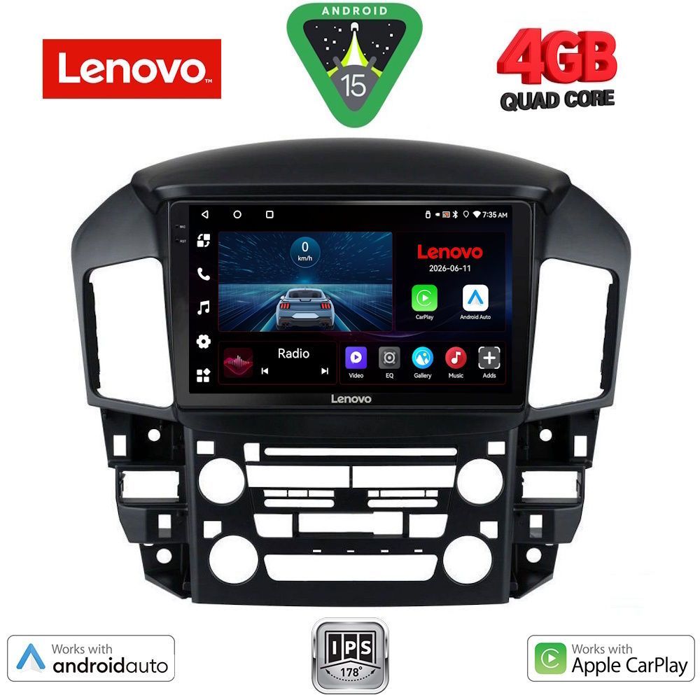 Βλησαρούλης Car Center - LENOVO LVE 8344_CPAA (9inc) MULTIMEDIA TABLET for LEXUS RX 300 mod. 1998-2003