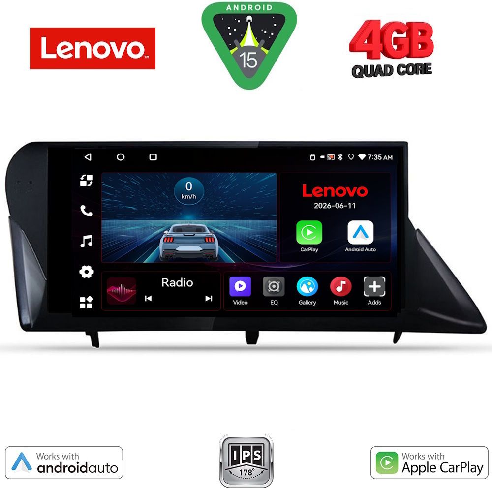 Βλησαρούλης Car Center - LENOVO LVE 8346_CPAA (9inc) MULTIMEDIA TABLET for LEXUS RX mod. 2009-2014