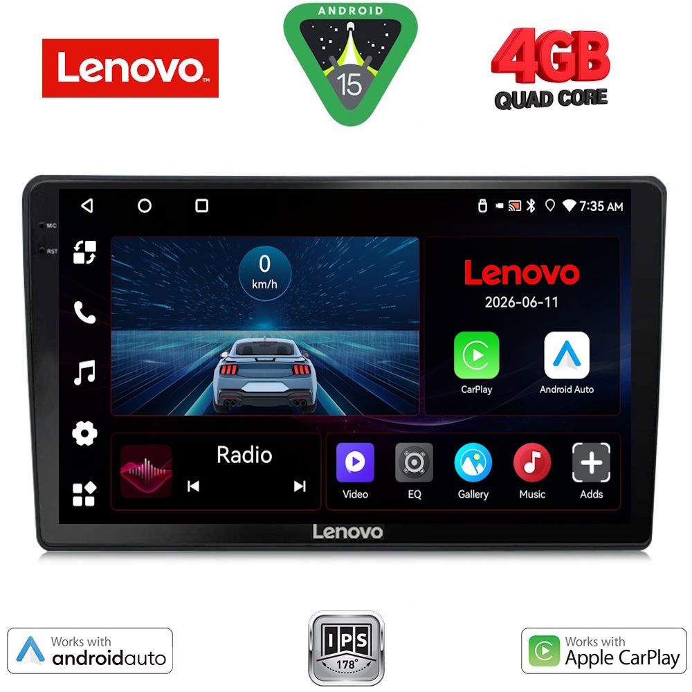 Βλησαρούλης Car Center - LENOVO LVE 8360_CPAA (9inc) MULTIMEDIA TABLET for MAZDA 2 mod. 2002-2007