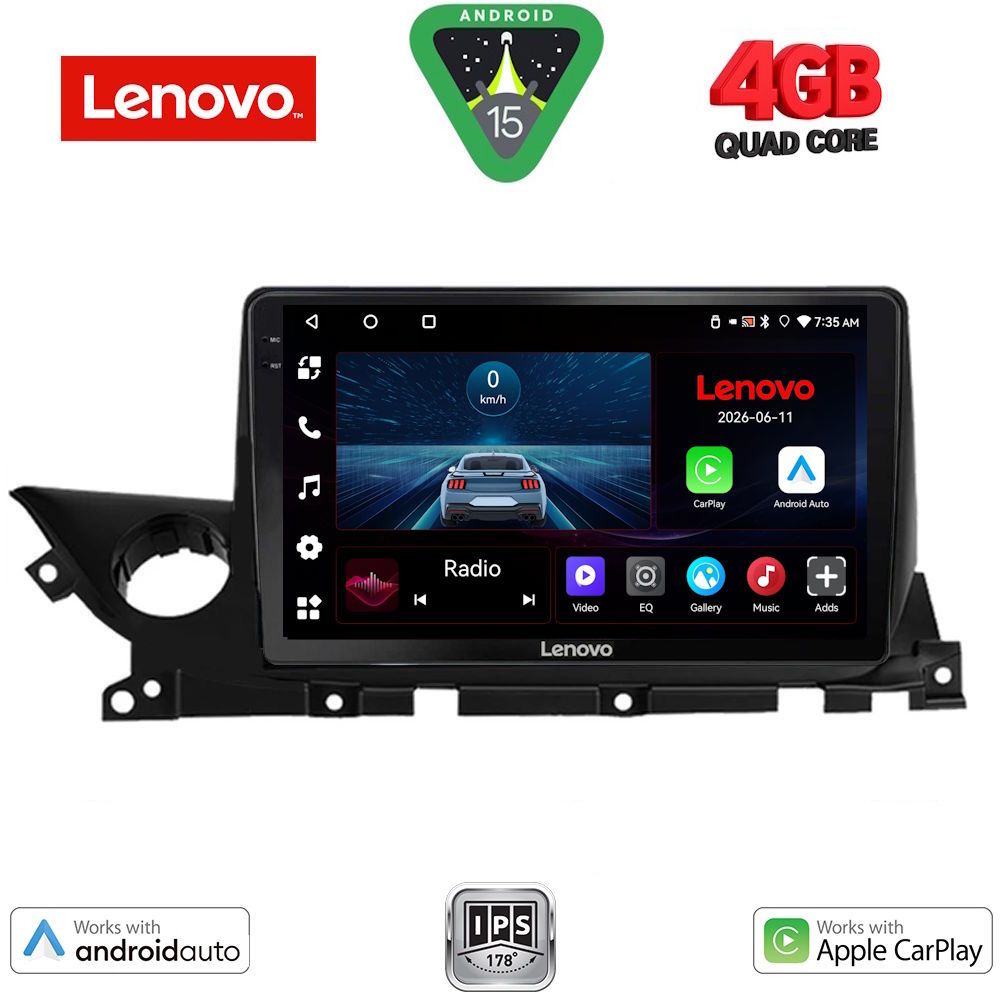 Βλησαρούλης Car Center - LENOVO LVE 8379B_CPAA (9inc) MULTIMEDIA TABLET for MAZDA 6 mod. 2021-2026
