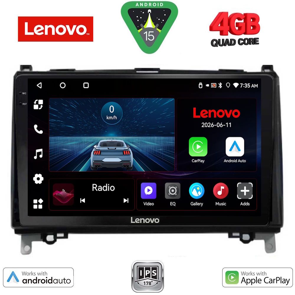Βλησαρούλης Car Center - LENOVO LVE 8400_CPAA (9inc) MULTIMEDIA TABLET for MERCEDES A – B -SPRINTER – VITO mod. 2007-2019