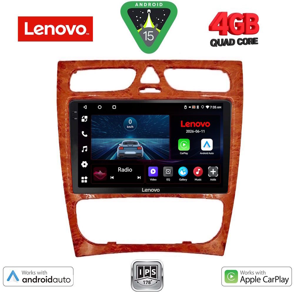 Βλησαρούλης Car Center - LENOVO LVE 8402CH_CPAA (9inc) MULTIMEDIA TABLET for MERCEDES C (W203) mod. 1999-2004