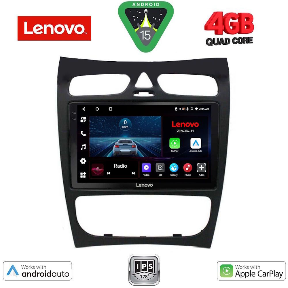 Βλησαρούλης Car Center - LENOVO LVE 8406_CPAA (9inc) MULTIMEDIA TABLET for MERCEDES CLK (W209) mod. 2000-2004