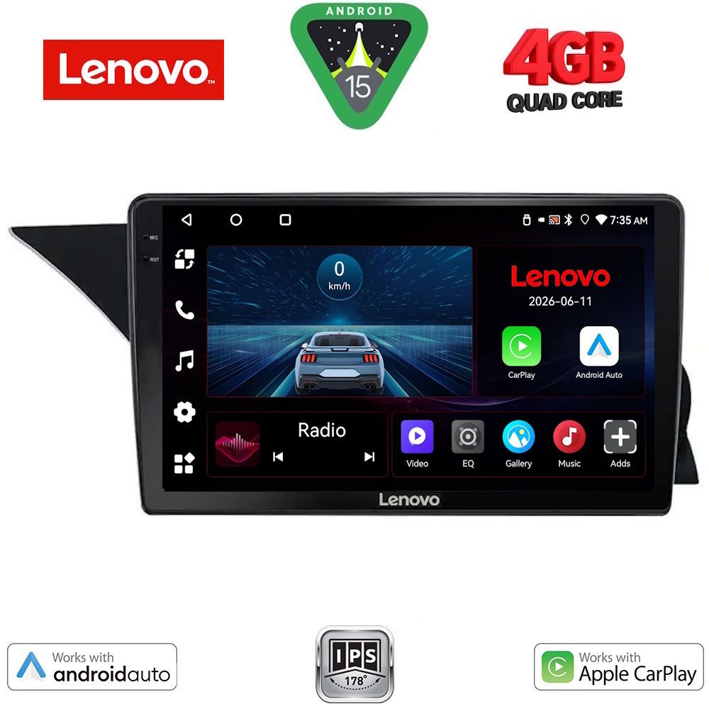 Βλησαρούλης Car Center - LENOVO LVE 8411_CPAA (NTG 4.0) (9inc) MULTIMEDIA TABLET for MERCEDES GLK (X204) mod. 2008-2012