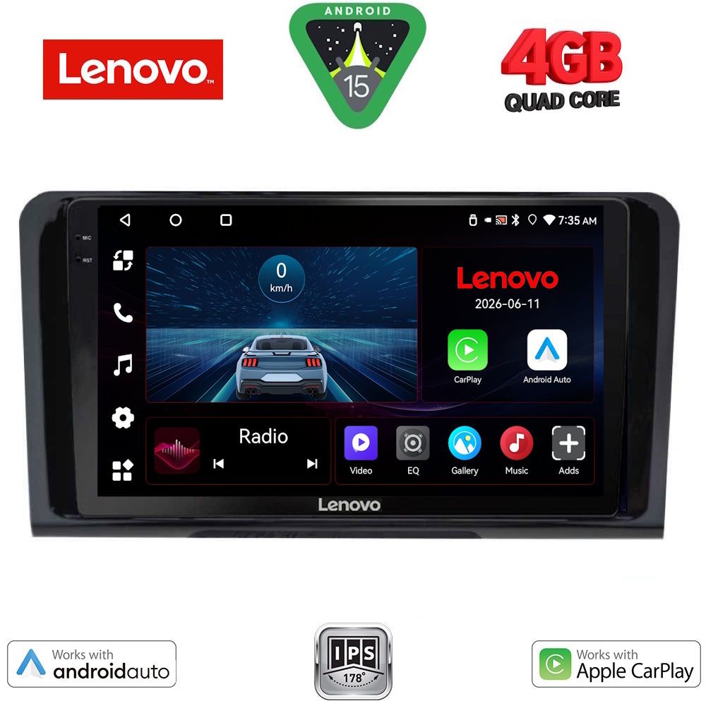 Βλησαρούλης Car Center - LENOVO LVE 8414_CPAA (9inc) MULTIMEDIA TABLET for MERCEDES ML (W164) – GL (X164) mod. 2005-2011