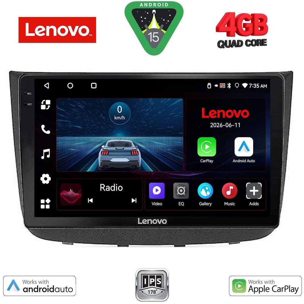 Βλησαρούλης Car Center - LENOVO LVE 8420_CPAA (10inc) MULTIMEDIA TABLET for MERCEDES VITO - VIANO (W639) mod. 2003-2007