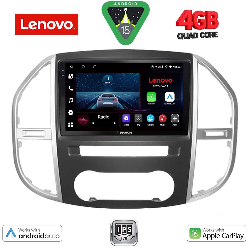 Βλησαρούλης Car Center - LENOVO LVE 8429_CPAA (10inc) MULTIMEDIA TABLET for MERCEDES VITO – VIANO  (W447) mod. 2015-2024