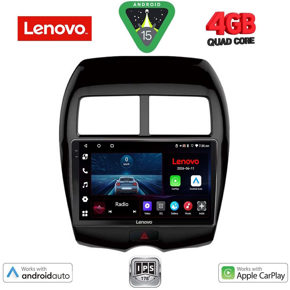Βλησαρούλης Car Center - LENOVO LVE 8430_CPAA (10inc) MULTIMEDIA TABLET for MITSUBISHI ASX mod. 2009-2020 - PEUGEOT 4008 mod. 2012-2018