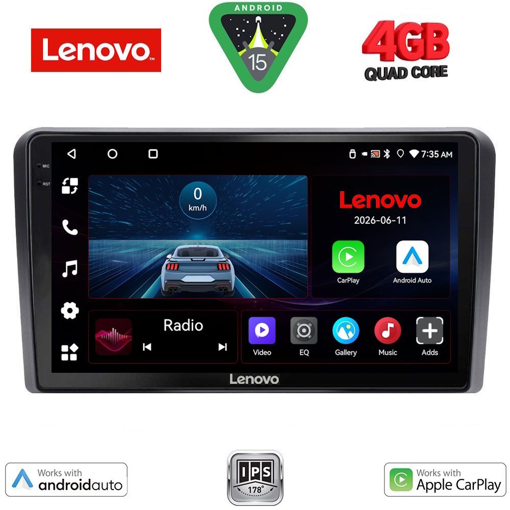 Βλησαρούλης Car Center - LENOVO LVE 8438_CPAA (9inc) MULTIMEDIA TABLET for MITSUBISHI L200 mod. 2020-2023